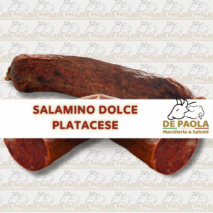 Salamino Dolce Platacese- Macelleria De Paola